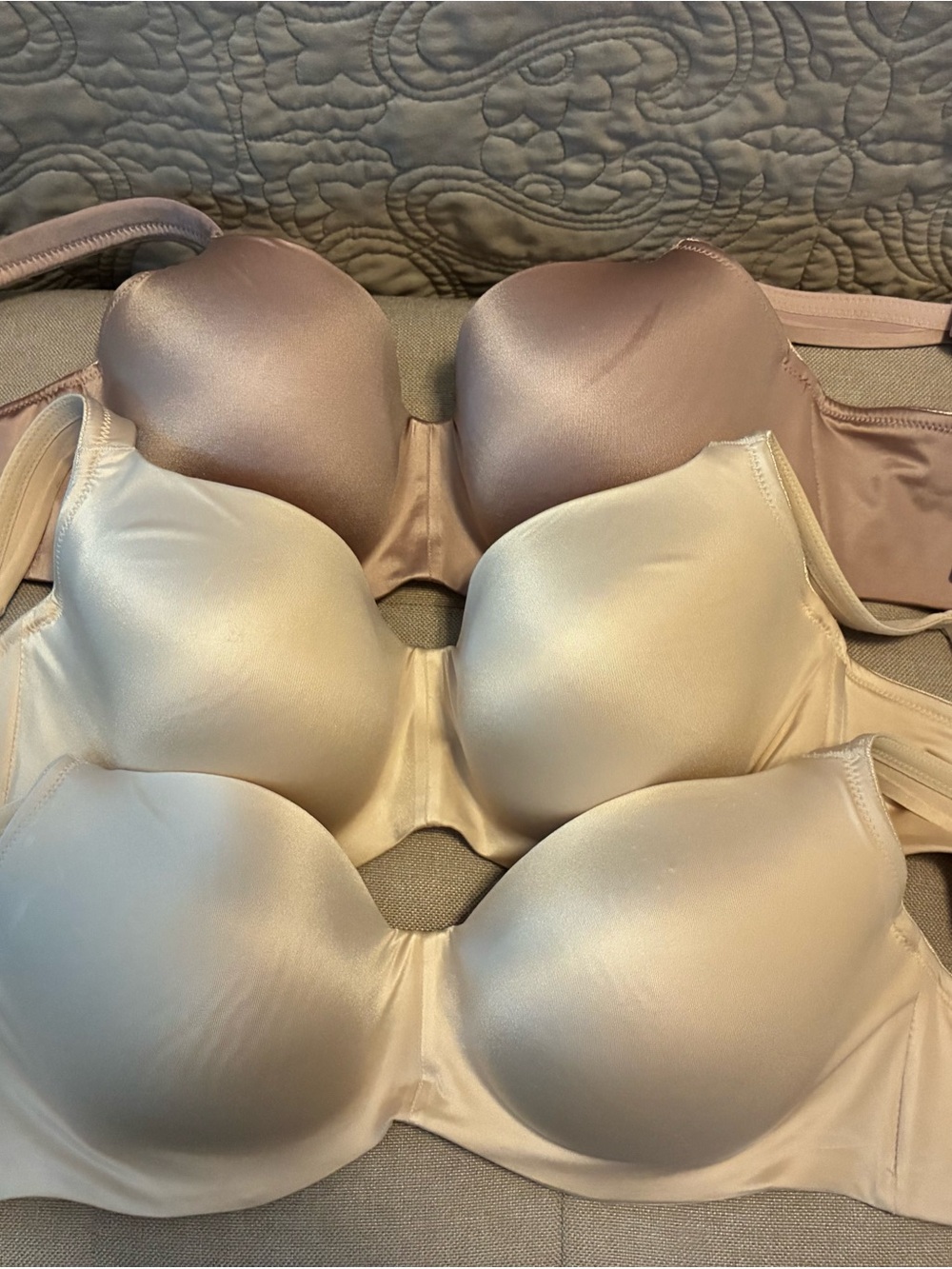 Soma Smooth Comfort T-Shirt Bra - Nude & Rose 32DDD